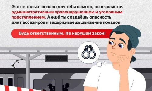 О правилах безопасности на железной дороге